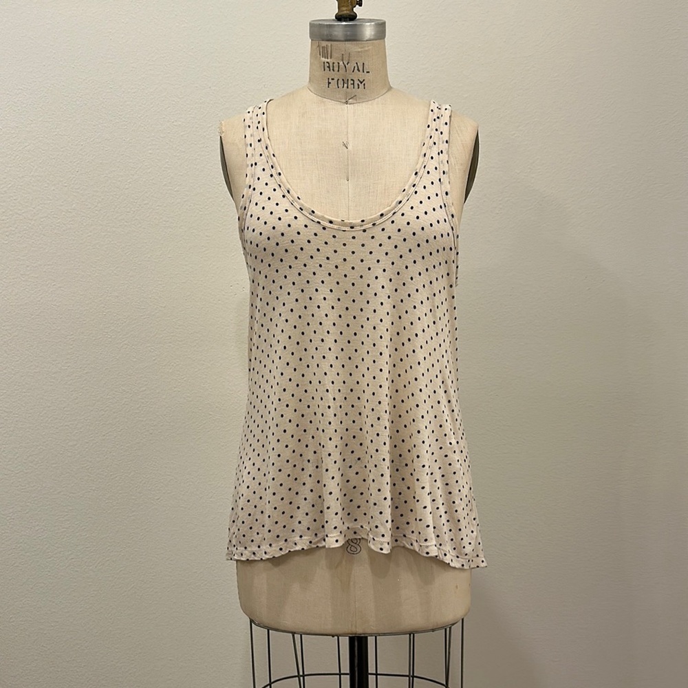 Theory Polka Dot Tank Top Size S